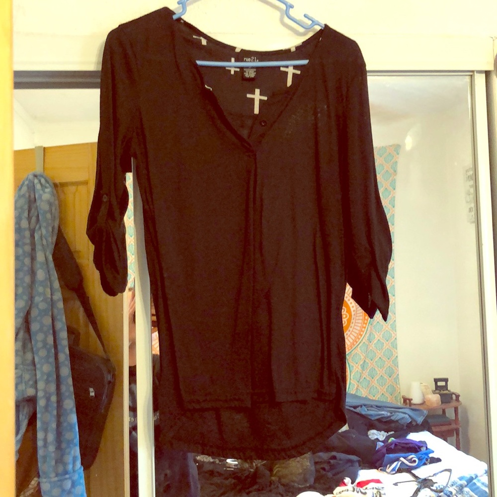 Black Half Sleeved TShirt